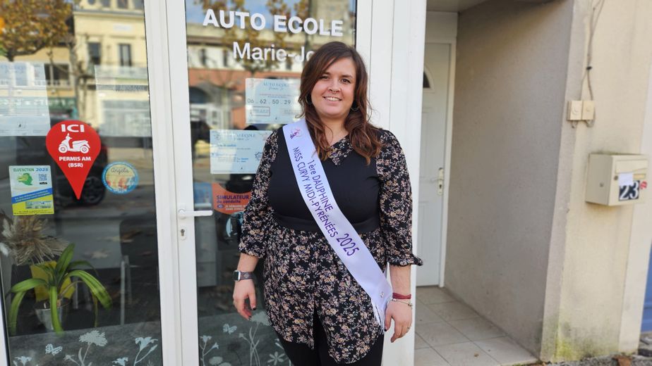PORTRAIT. Fiona, primera Miss Curvy elegida en el Gers, retoma