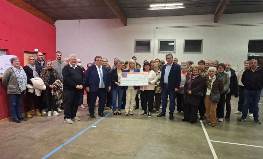Saint-Clar: movilización récord por «Octubre rosa», con un cheque de