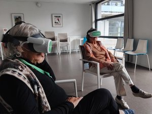Tarbes. Realidad virtual para los ancianos: una terapia inmersiva en