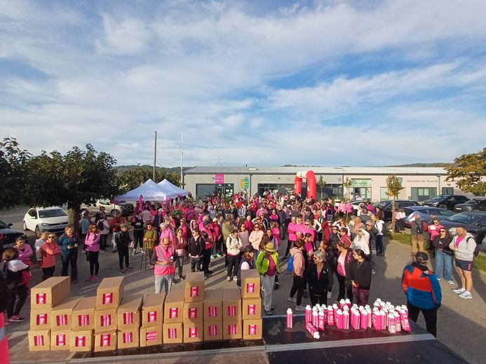 Toda una comunidad movilizada para la Semana Rosa, entre prevención,