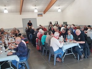 70 personas en la comida de mayores de Pauilhac, sabores