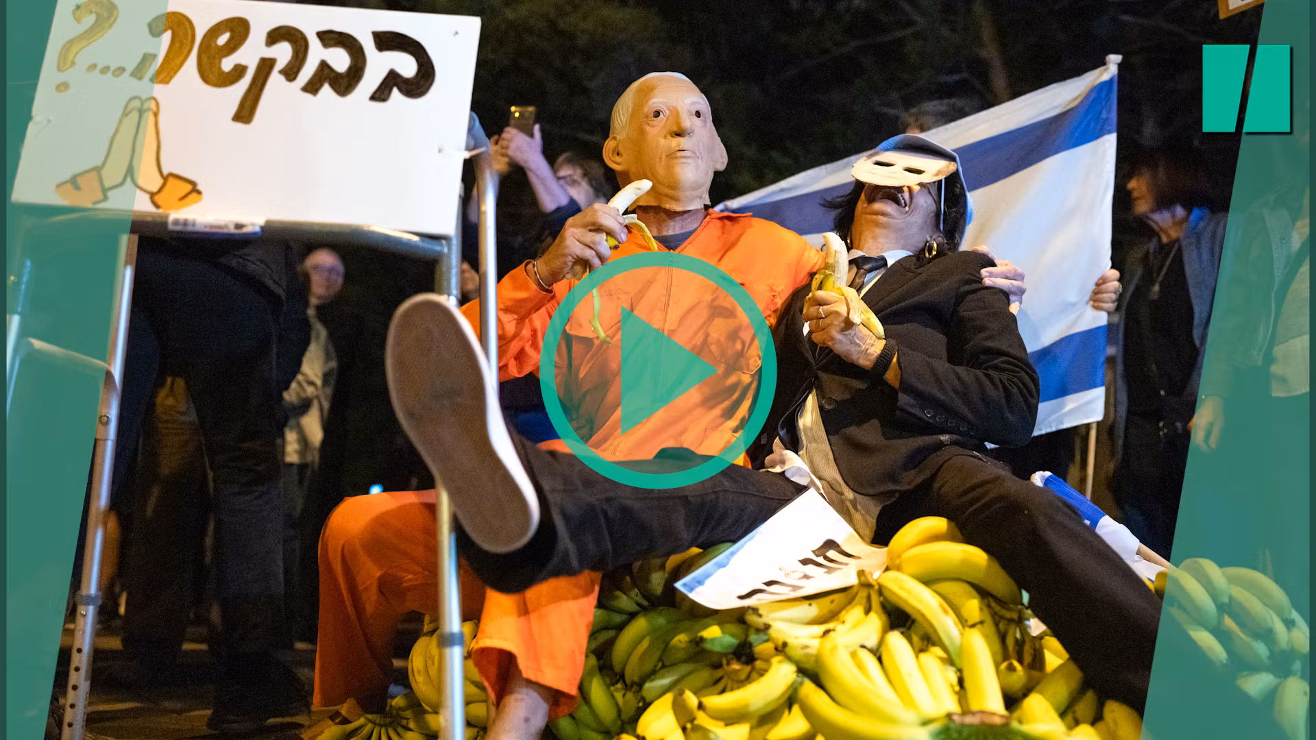 Contra Benjamin Netanyahu, estos israelíes se manifiestan en Tel Aviv