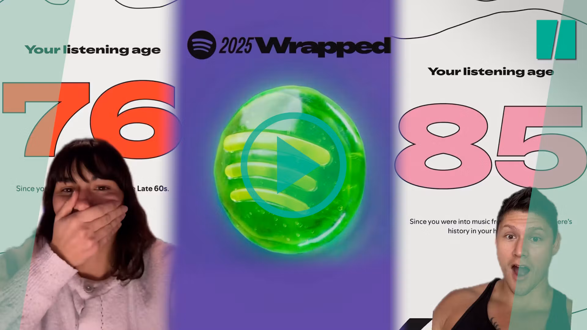El Spotify Wrapped calcula un « âge d’écoute » que