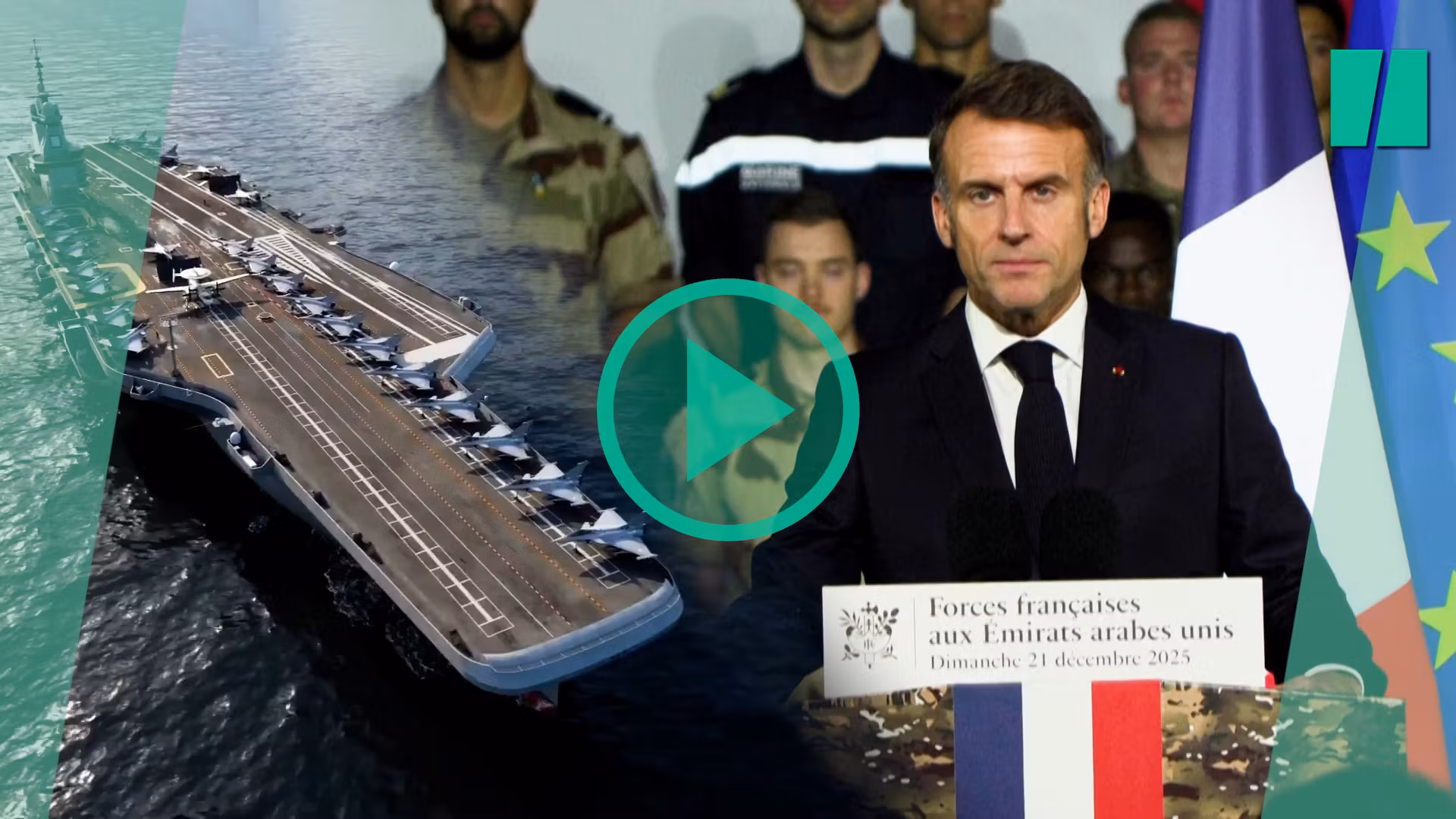 Macron inicia la construcción del « Pang », portaaviones que sucederá al