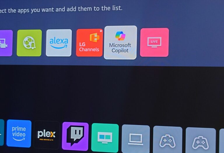 Microsoft Copilot se invita discretamente en las Smart TV LG
