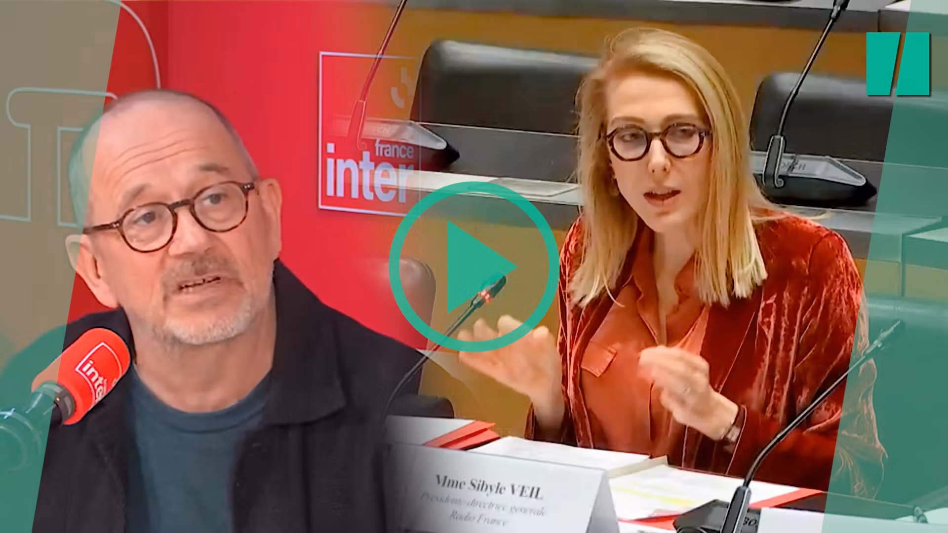 Sobre la polémica, Thomas Legrand y Sibyle Veil, la directora