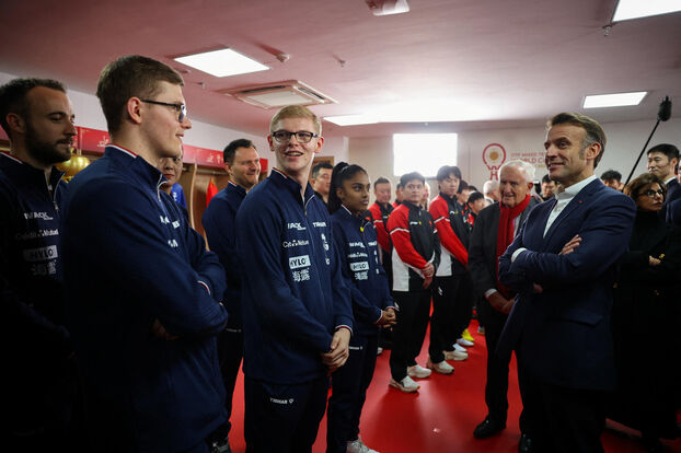 Tenis de mesa: cuando Emmanuel Macron forma equipo con Félix