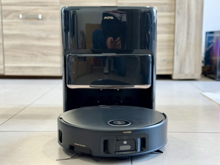 Un robot aspirador a veces al borde del colapso