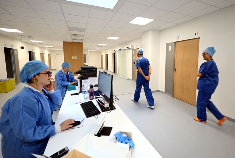 Boxes individuales para pacientes