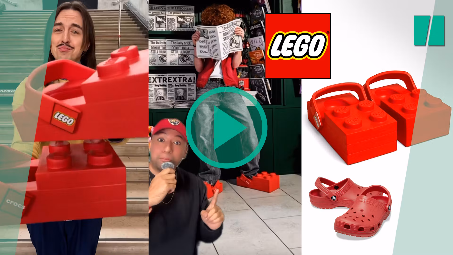 Lego y Crocs lanzan la colaboración más improbable de 2026