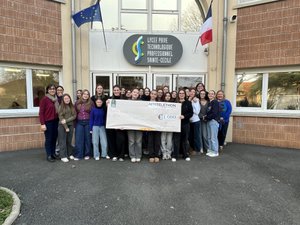 Liceo Sainte-Cécile: 1000€ para el Téléthon