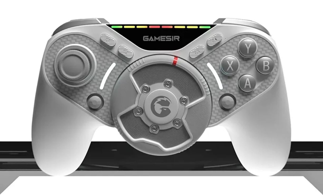 ¿Soñabas con un control con volante de fuerza retroactiva integrado?