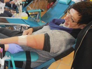 Castelmaurou. Recogida de sangre en la sala de fiestas