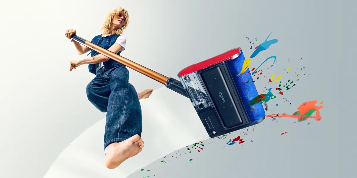 Dyson presenta un limpiador de suelos tan ligero que apenas