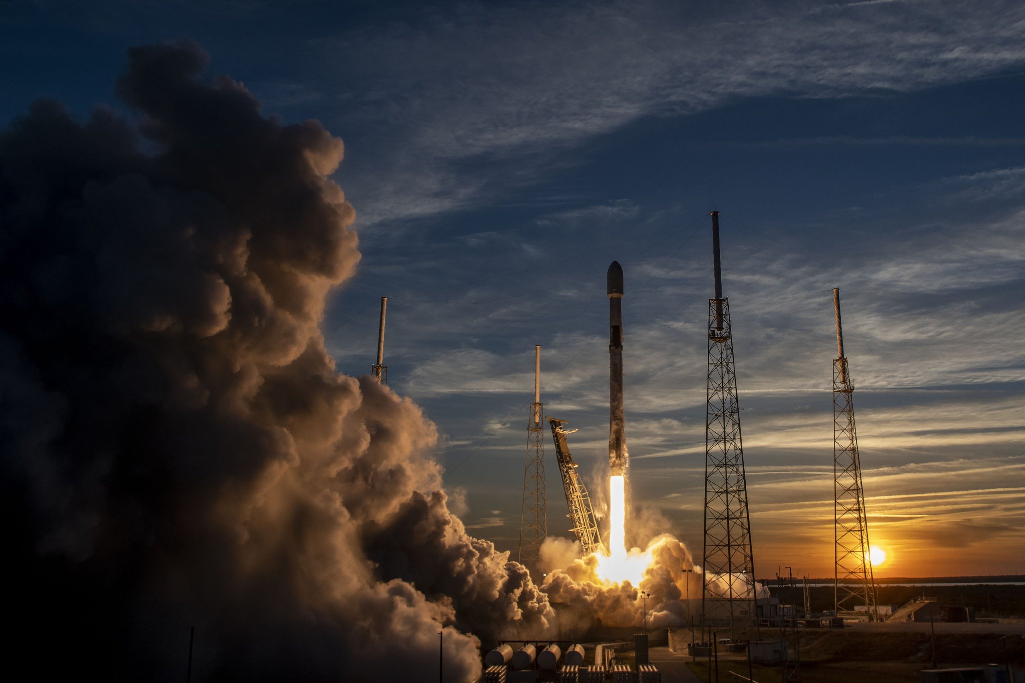 El aterrizaje del booster es un deleite para la vista