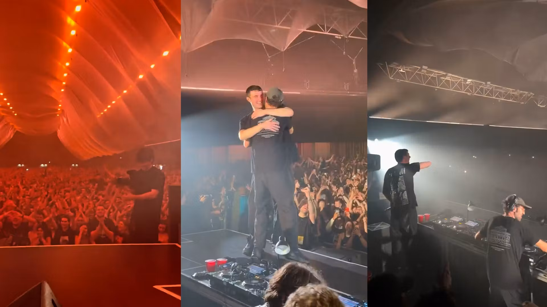 En el concierto de Fred Again, Thomas Bangalter revive a