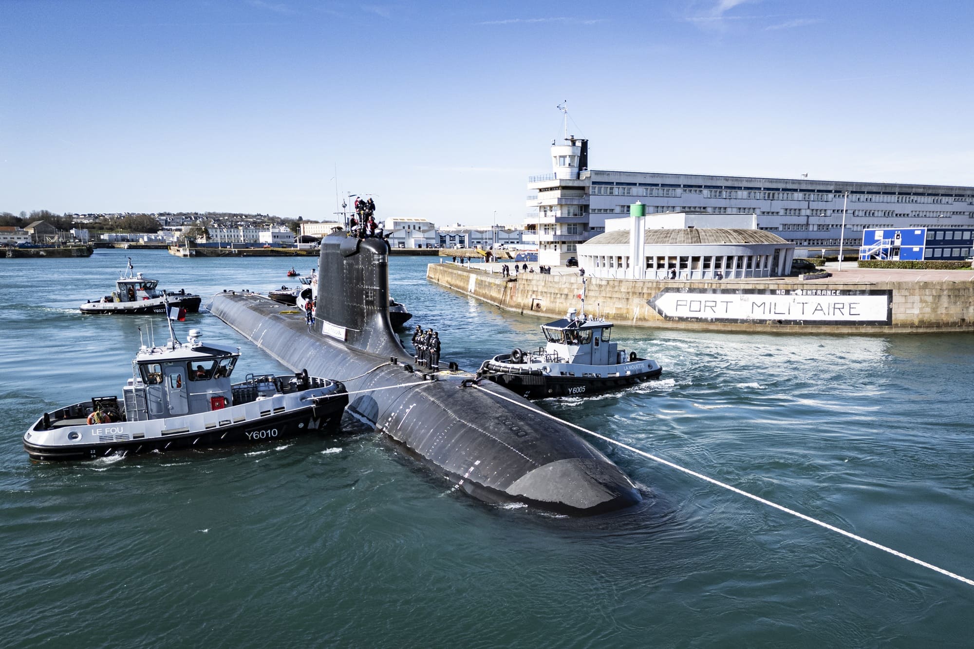 Francia ha botado su nuevo submarino nuclear de ataque, un