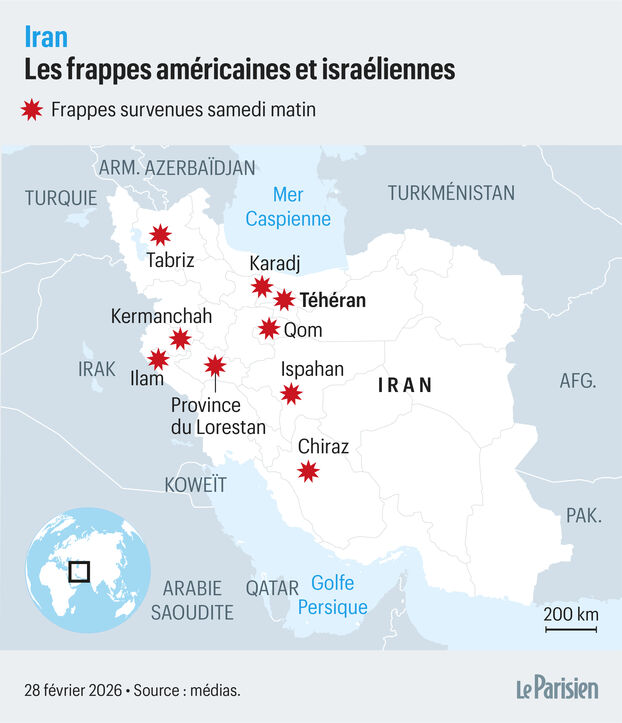 Medio Oriente: tres mapas para entender los ataques en Irán