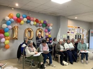 Saint-Pierre-de-Trivisy. Marinette: ¡100 años, hay que celebrarlo!