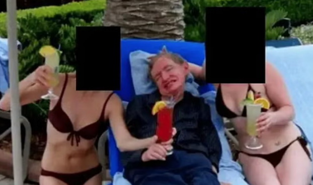 Una foto de Stephen Hawking publicada en los dossiers Epstein: