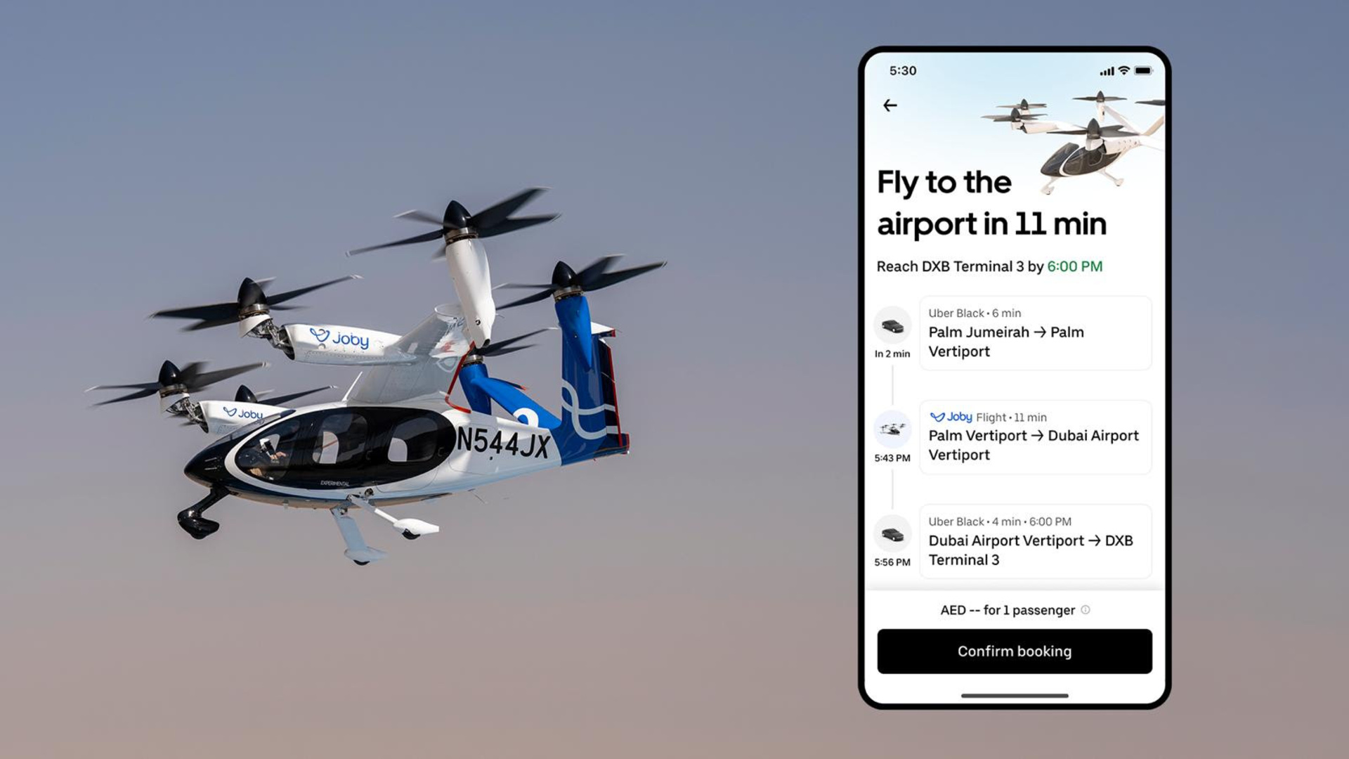 ¡Ya está aquí, el increíble taxi volador de Uber se