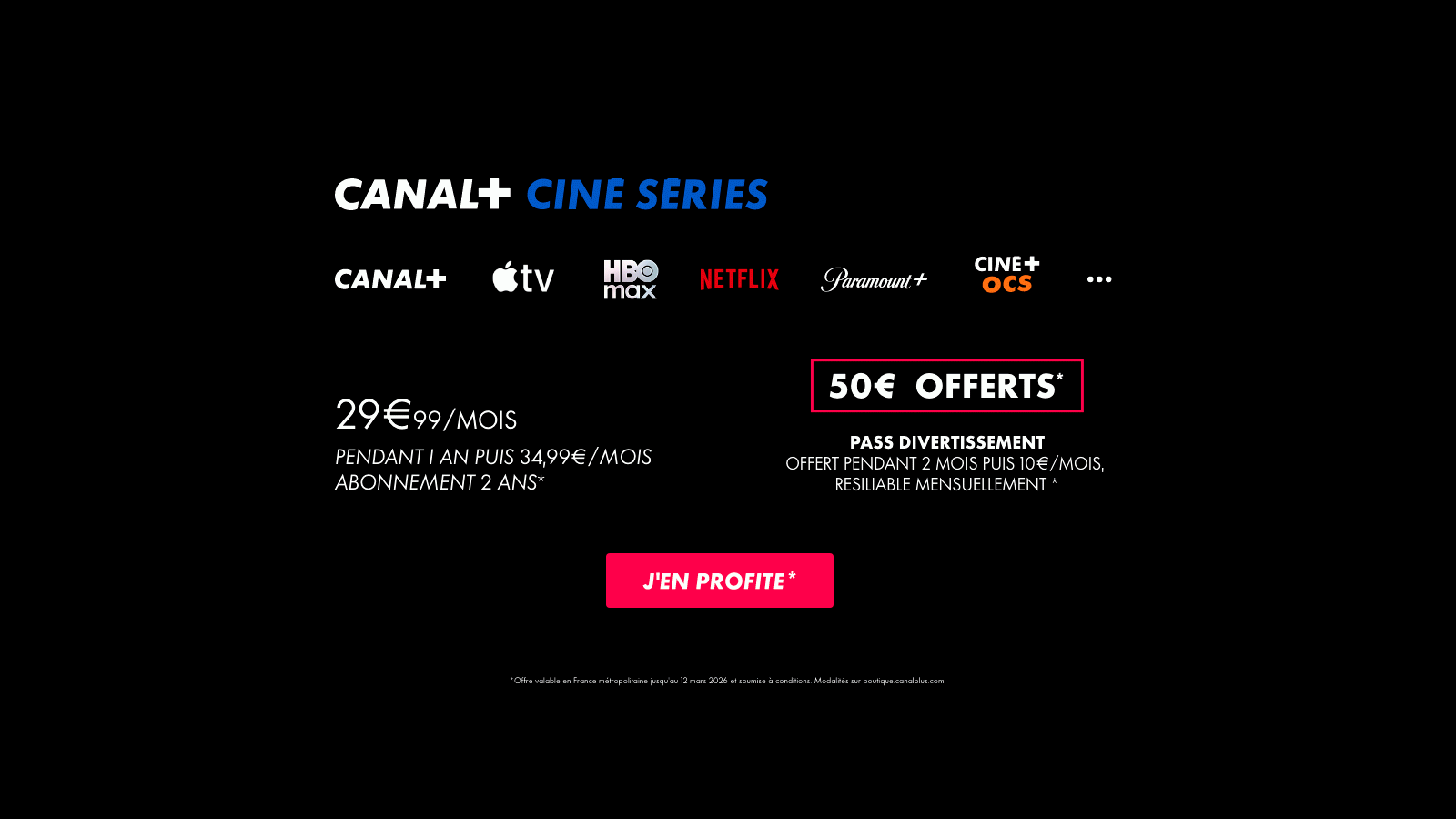 ¿Cómo aprovechar estos servicios con la oferta CANAL+ CINÉ SÉRIES?