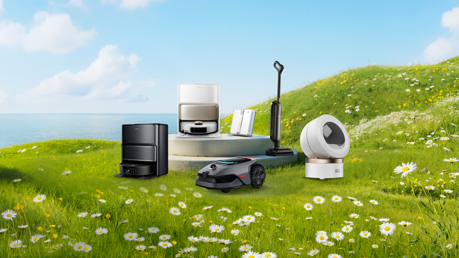 MOVA automatiza tu jardín con sus diferentes robots