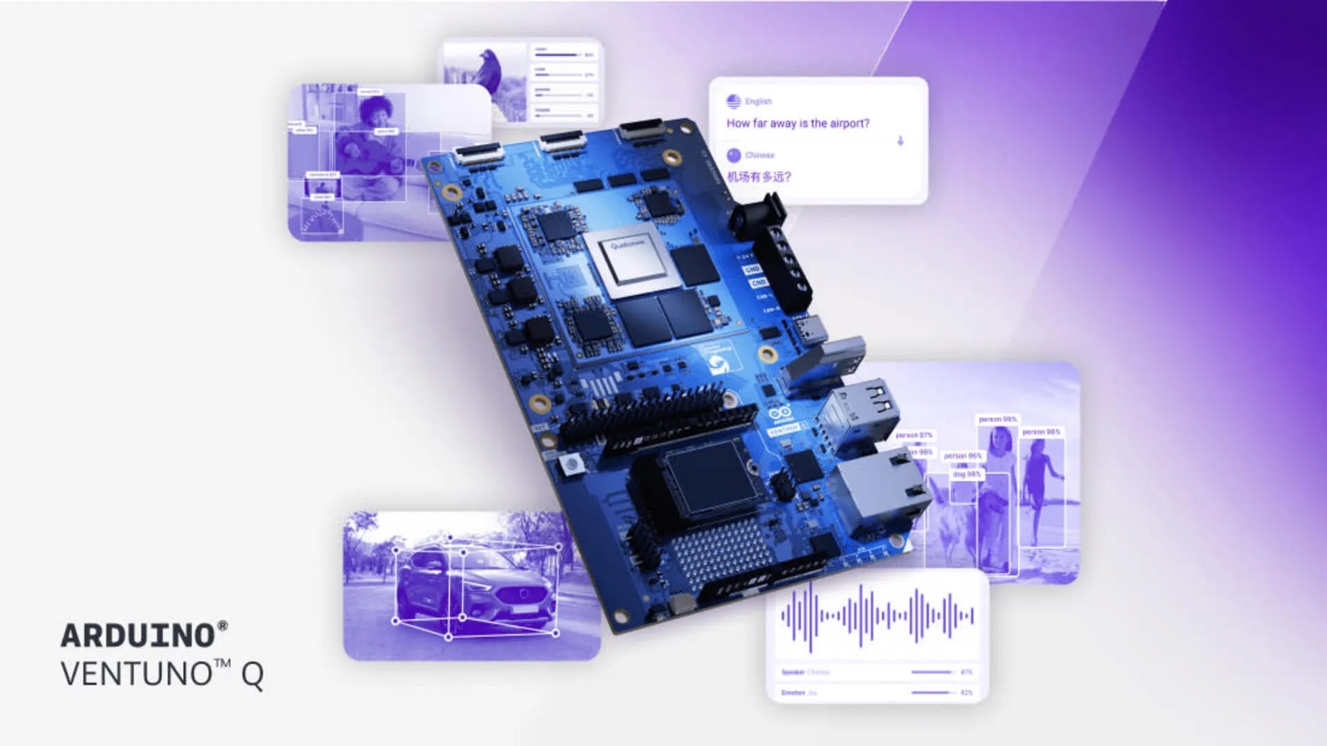 Qualcomm y Arduino presentan un SBC de IA a 40