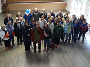 Cazilhac. Mars azul: los excursionistas movilizados por una buena causa