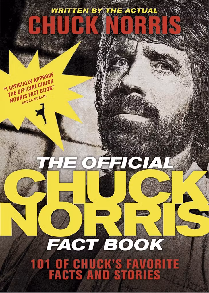 La portada de la autobiografía de Chuck Norris.