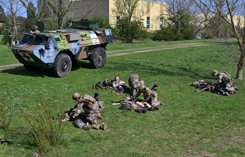 La formación en medicina militar se llevó a cabo en Toulouse