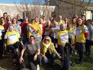 Mazères. Cuando los mayores pedalean por la solidaridad y el