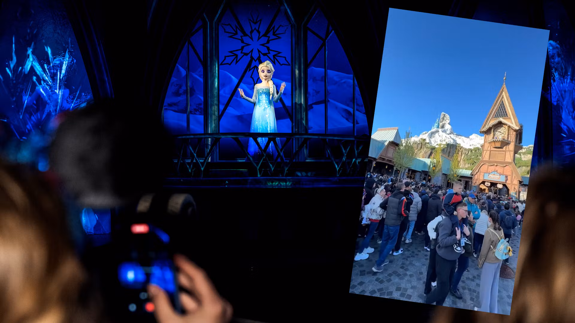 La Reina de las Nieves se ha inaugurado en Disneyland