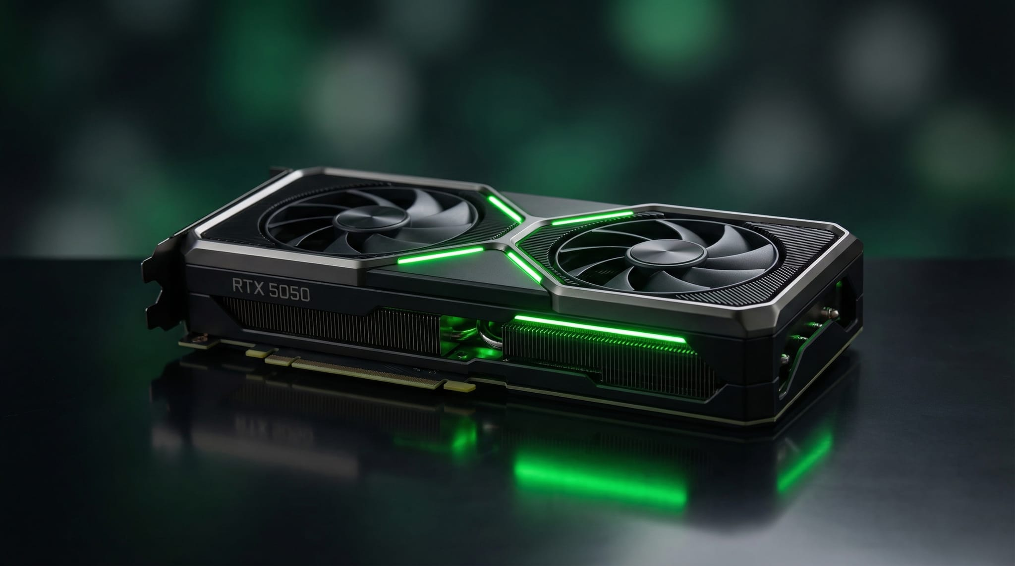 La RTX 5050 con 9 Go GDDR7 a 130 W: