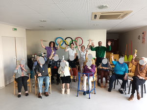 Lectoure. De las olimpiadas de invierno en el Ehpad de