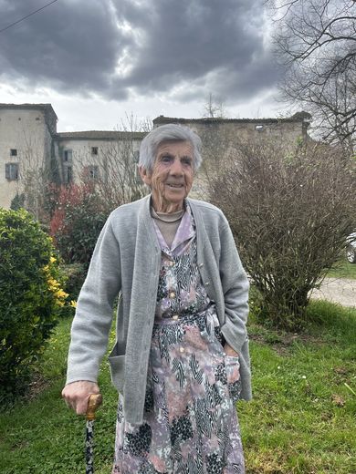Retrato. "Ella subía al techo de su casa para tapar