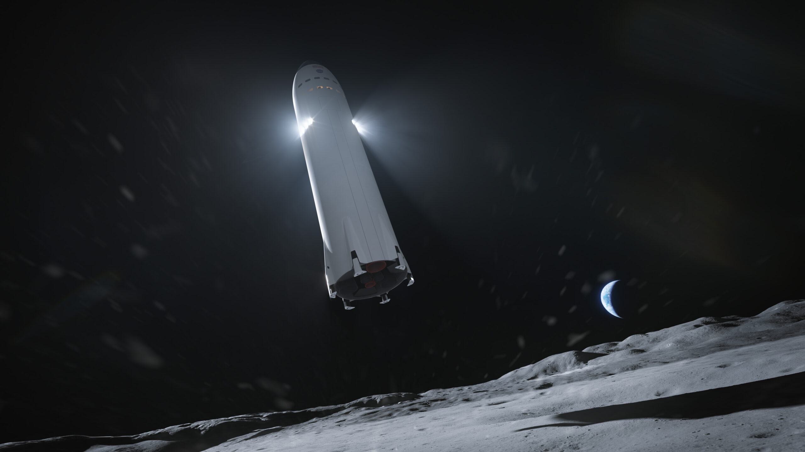 ¿Cómo aterrizar en la Luna? SpaceX y la NASA en