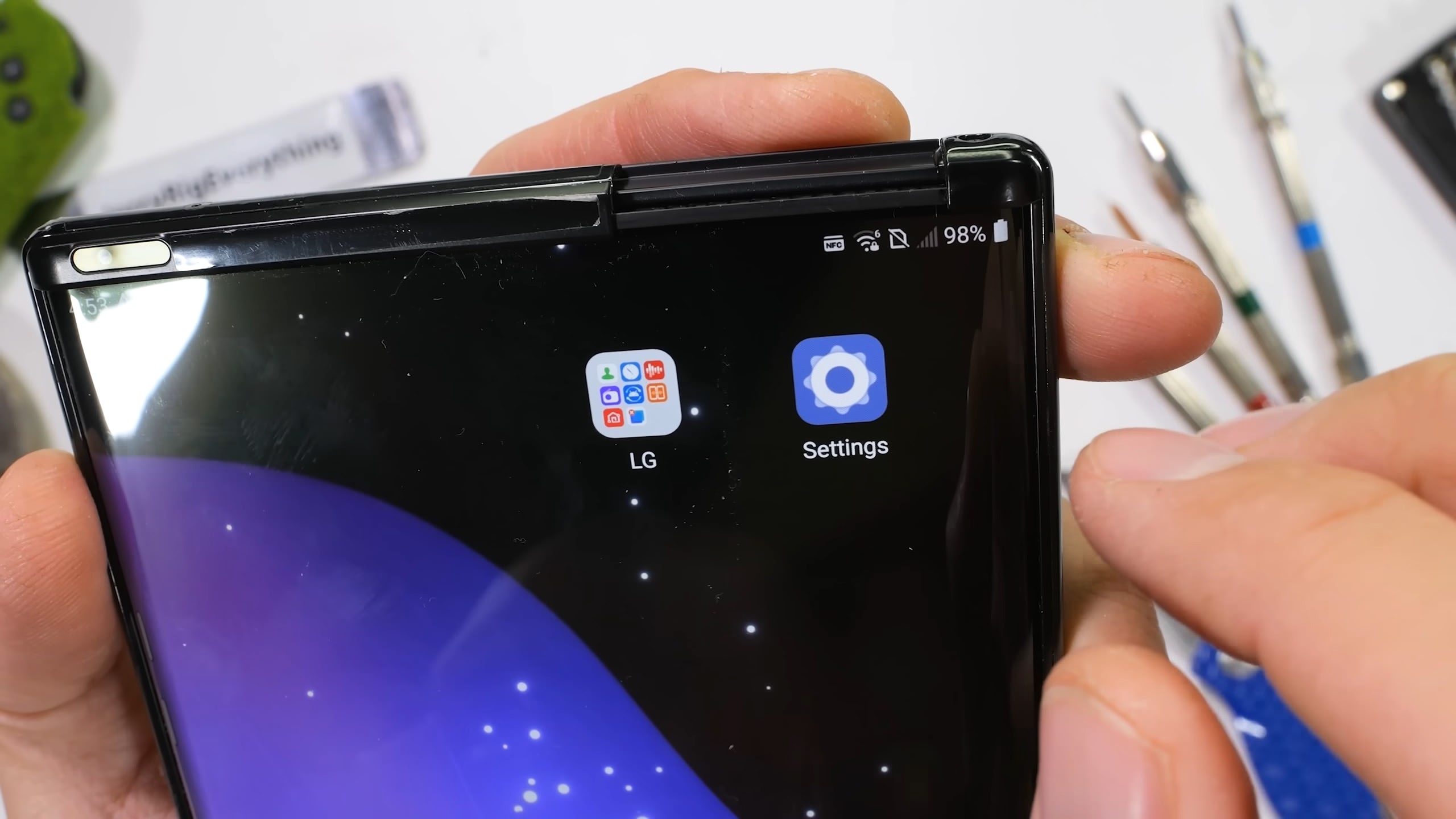 LG tenía un smartphone enrollable listo en 2021, y aún