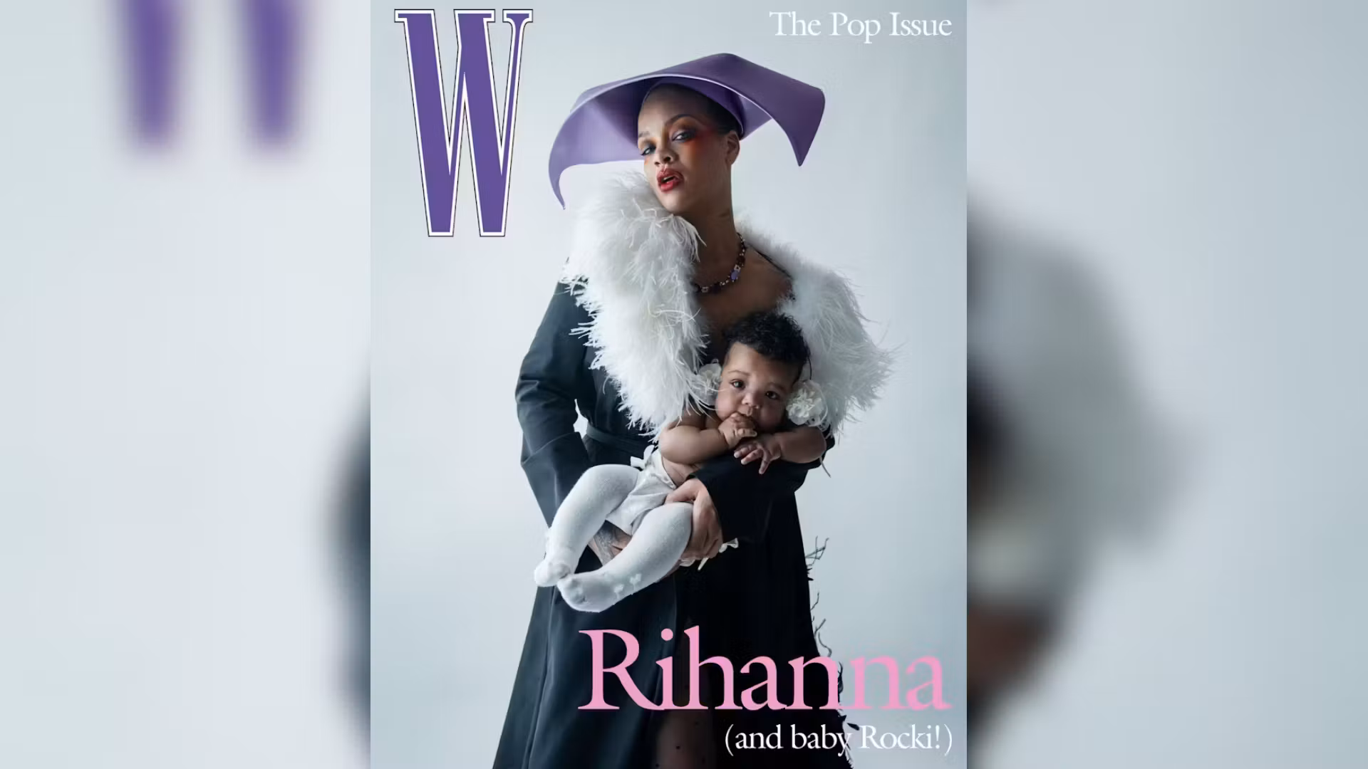 La pequeña última de Rihanna lleva un pañal (muy) chic