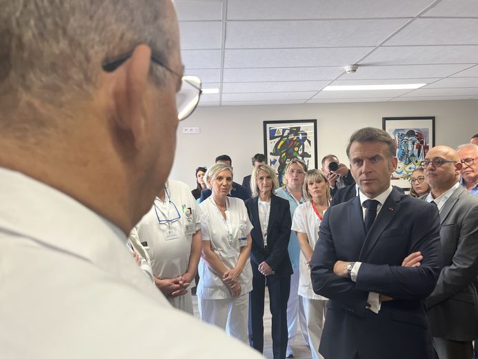 Emmanuel Macron en Ariège: "Sería necesario duplicar el personal para