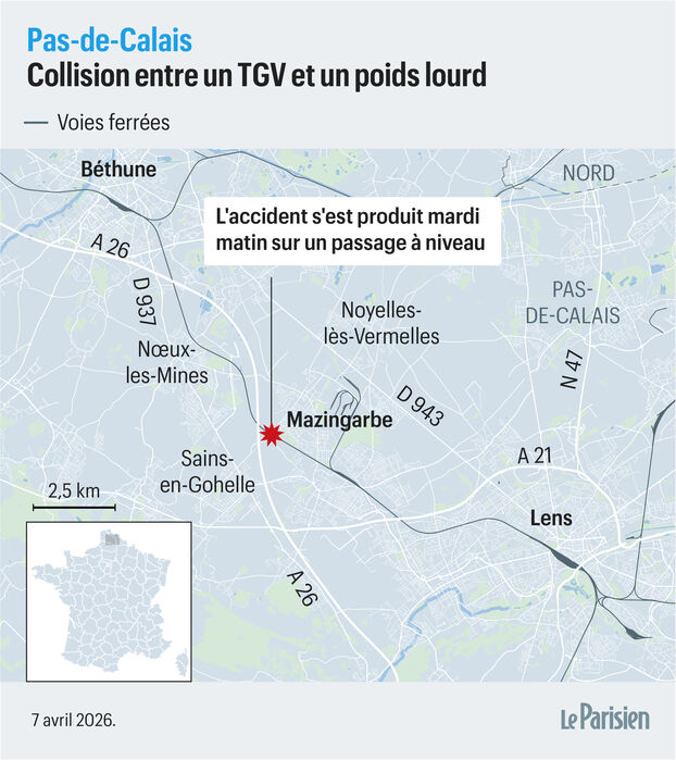 Accidente de TGV cerca de Lens: un muerto dentro de
