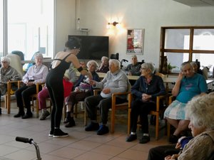 Castillon-en-Couserans. Una función de teatro para los residentes del Ehpad