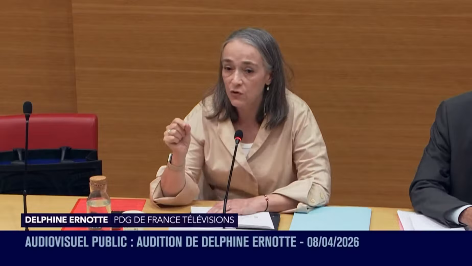 Delphine Ernotte desmiente las acusaciones de Patrick Sébastien y Jacques