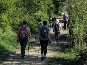 Fonsorbes. Un curso de marcha nórdica dedicado a los seniors