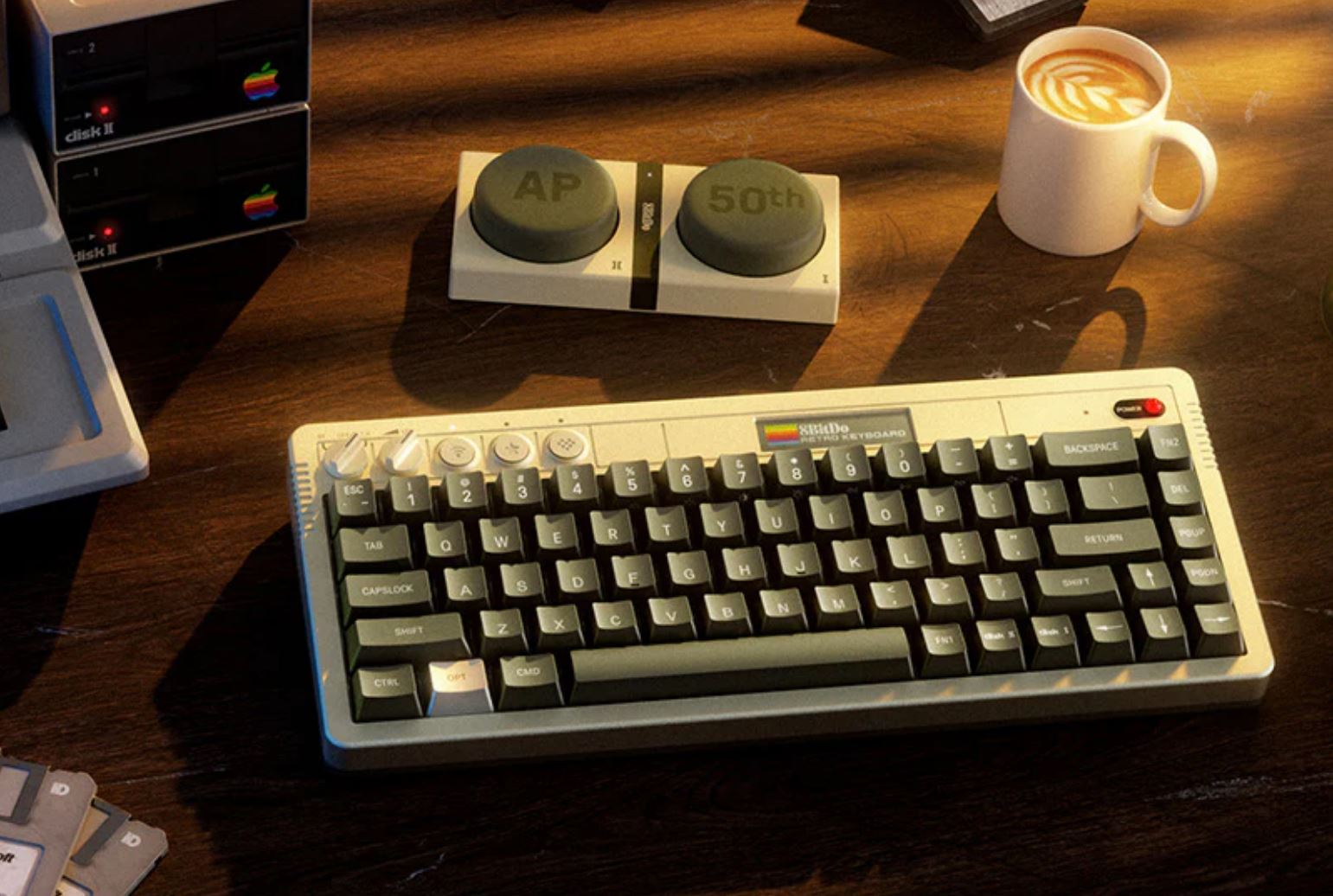 Por los 50 años de Apple, 8BitDo lanzará un teclado