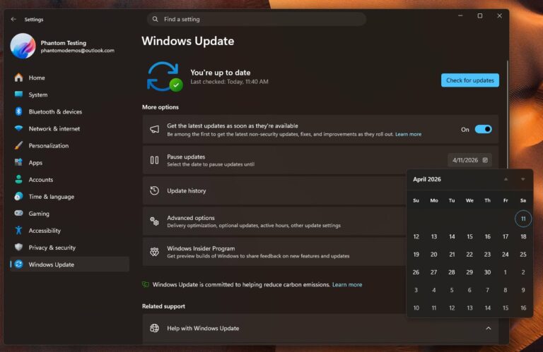 Windows 11 pronto te permitirá elegir cuándo actualizar tu PC