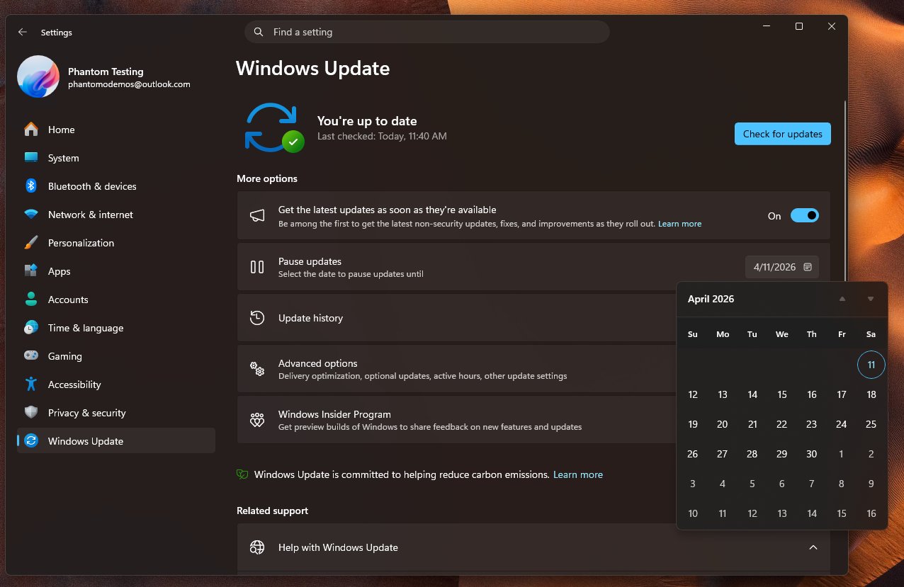 Windows 11 pronto te permitirá elegir cuándo actualizar tu PC