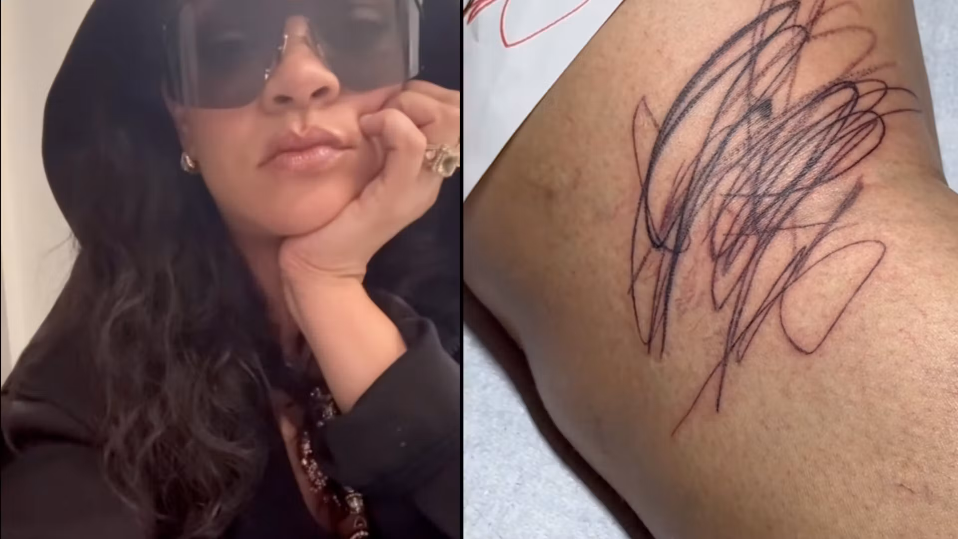Rihanna no ha tirado este garabato de sus hijos, se