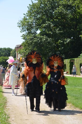 Máscaras y trajes alegóricos