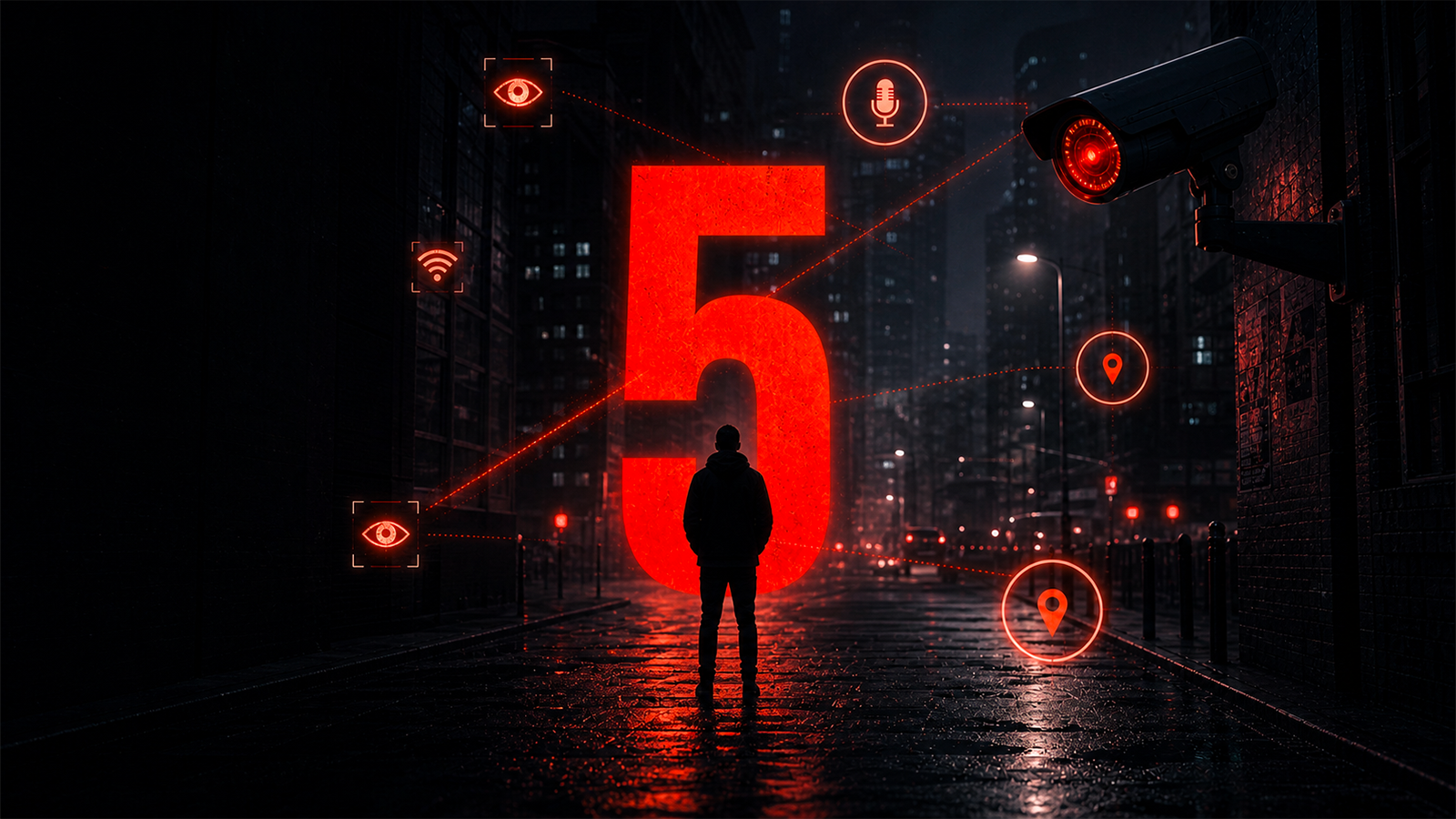 5 situaciones cotidianas en las que estás siendo vigilado sin